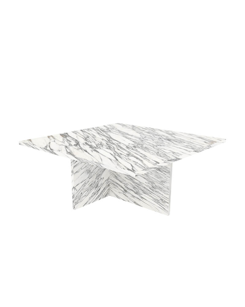 Natural Marble Square Coffee Table