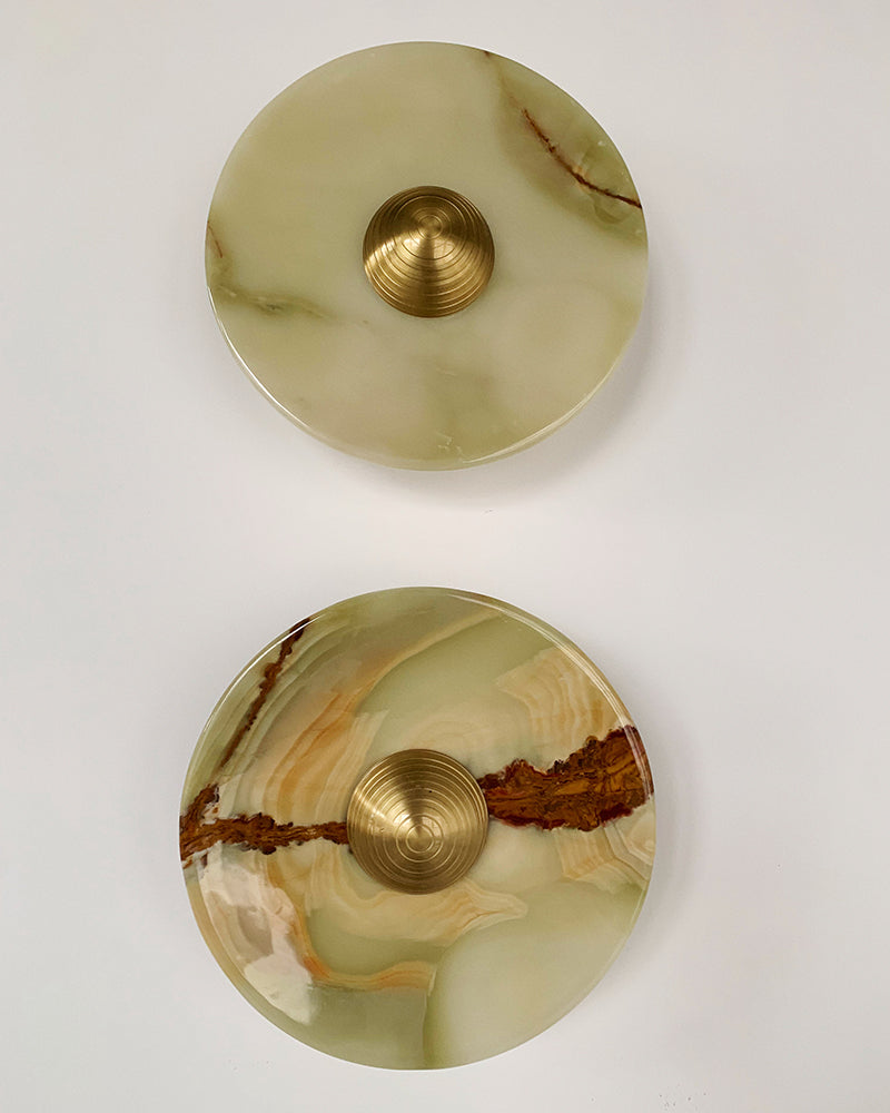 Aurora - Green Onyx Wall Lamp