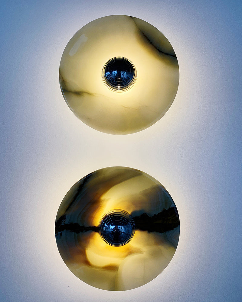 Aurora - Green Onyx Wall Lamp