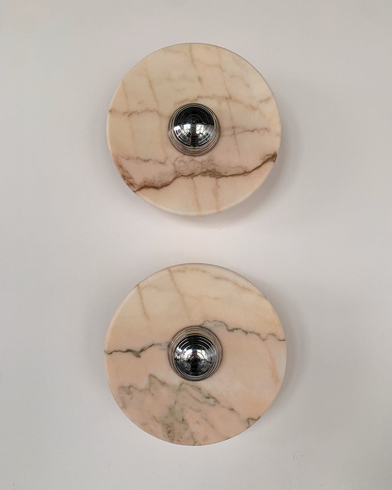 Aurora - Rosso Portugal Marble Wall Lamp