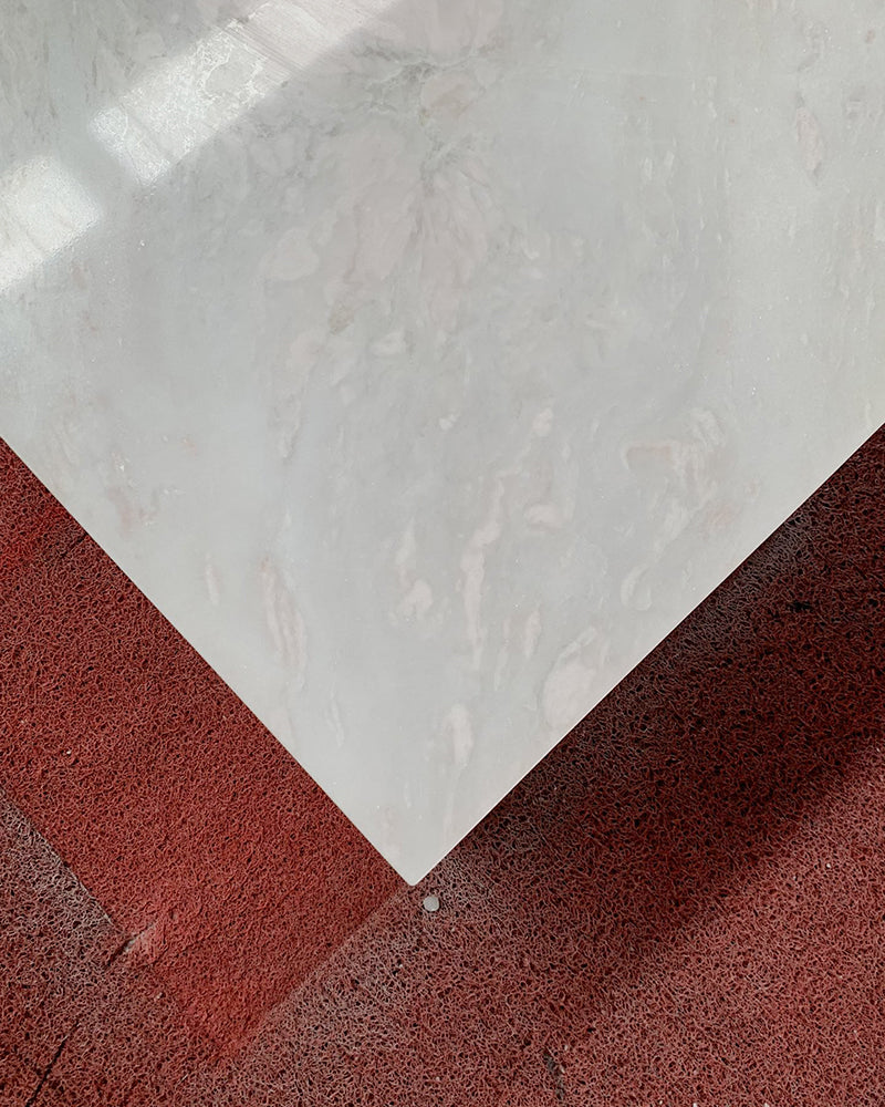 Bianco Royal Marble Plinth Coffee Table