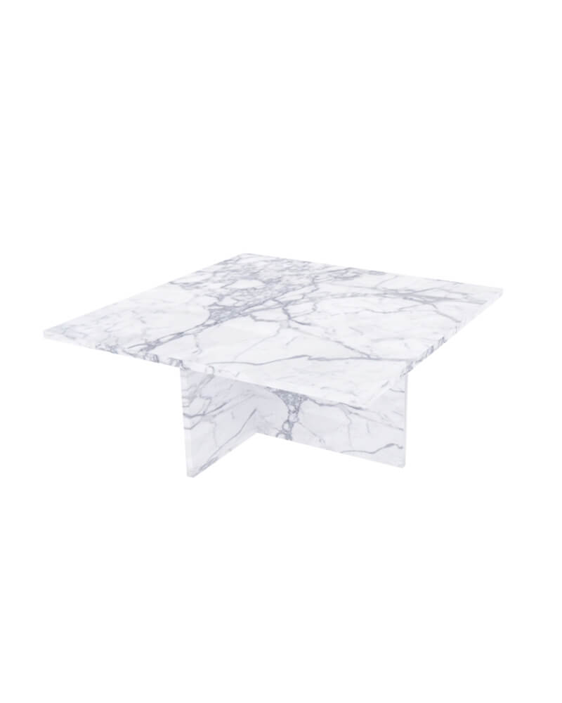 Natural Marble Square Coffee Table