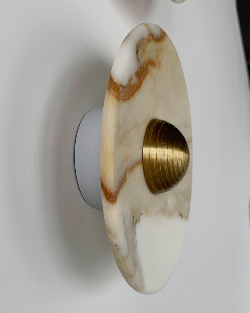 Calacatta Gold Marble Wall Lamp 2 Pcs