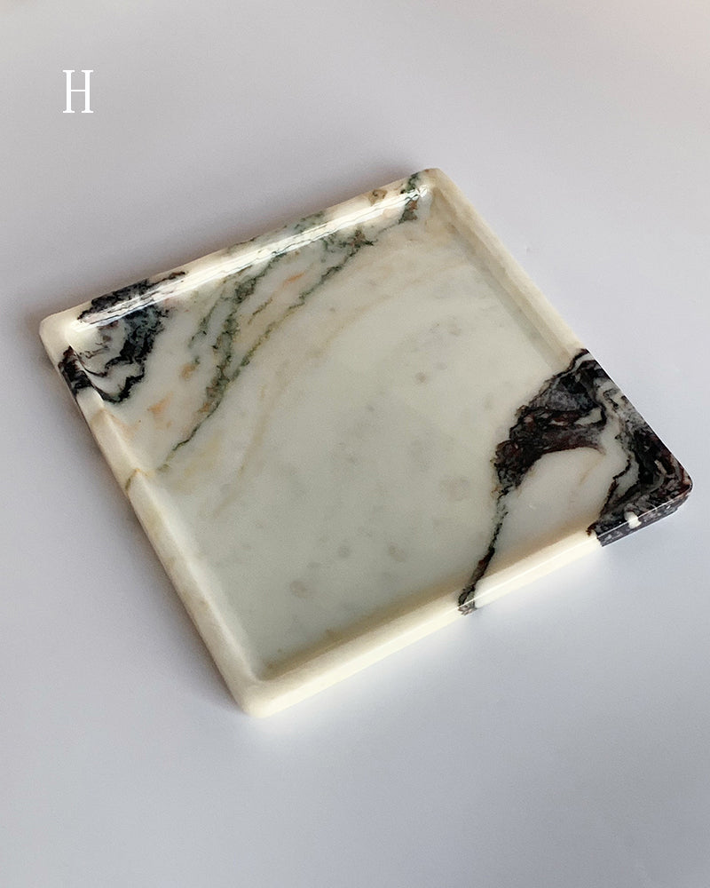 Calacatta Viola Polished Square Tray