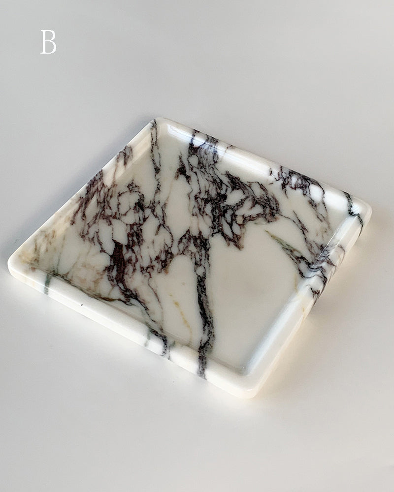 Calacatta Viola Polished Square Tray