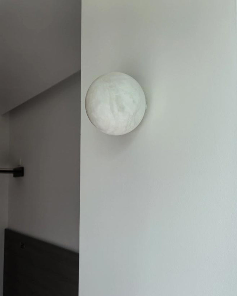 Moon Spanish Alabaster Sconce