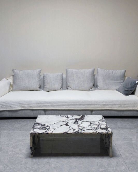Natural Marble Calacatta Viola Simply Coffee Table
