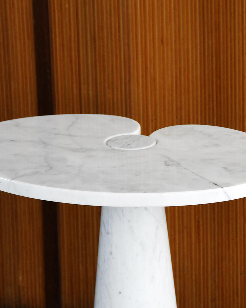 Natural Marble Carrara Eros Side Table
