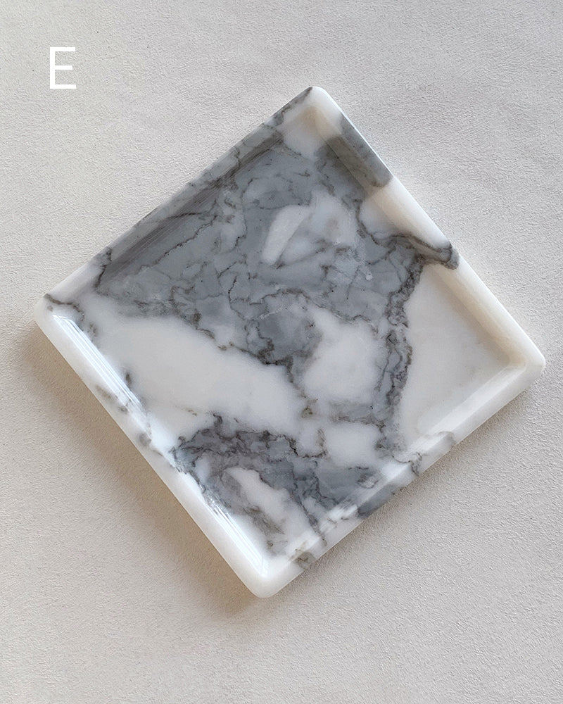 Natural Marble Polished Square Tray