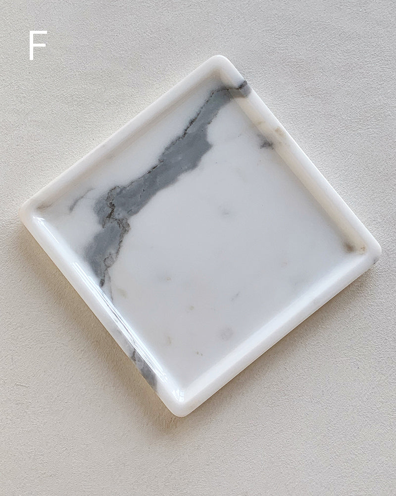 Natural Marble Polished Square Tray
