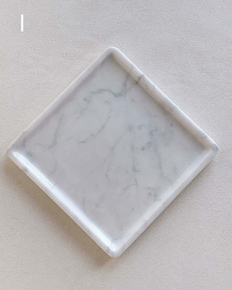 Natural Marble Polished Square Tray
