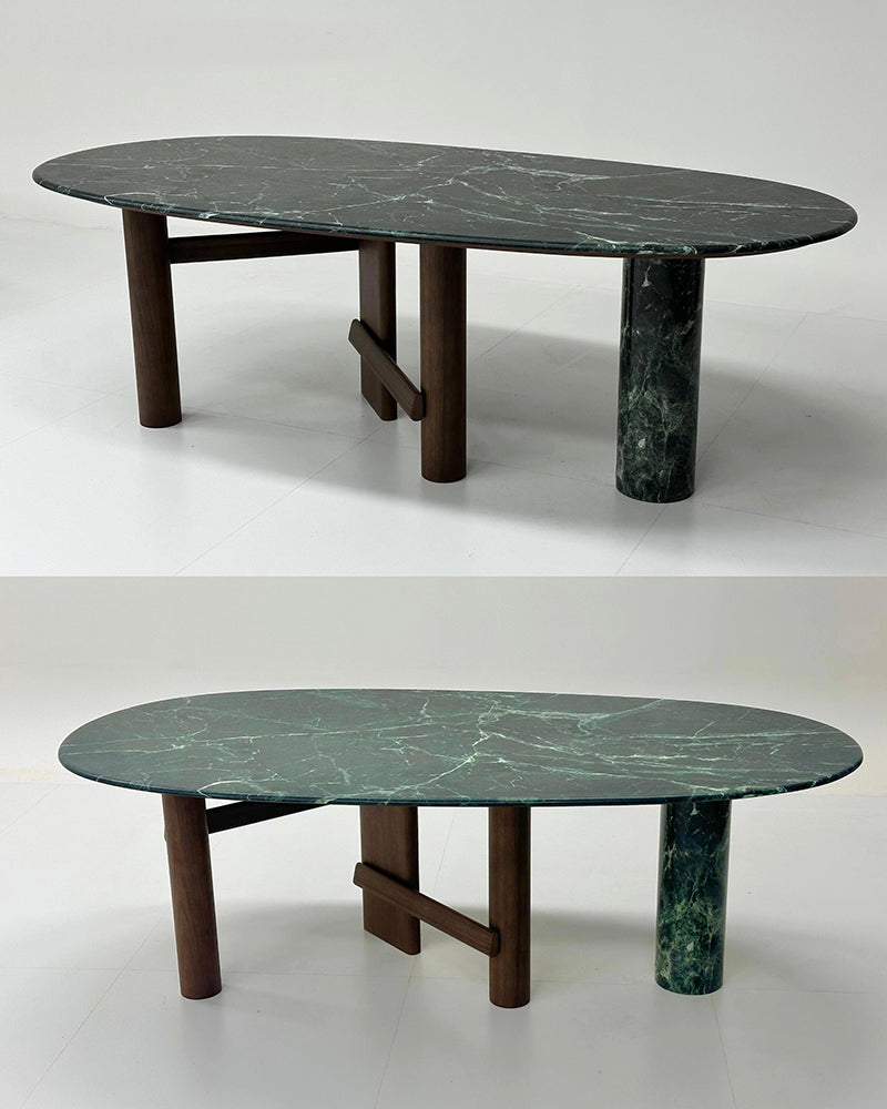 Natural Marble Sengu Dining Table