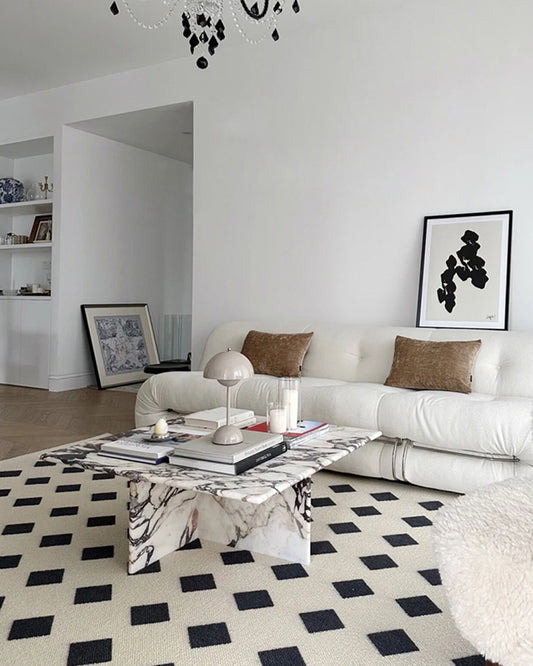 Natural Marble Square Coffee Table