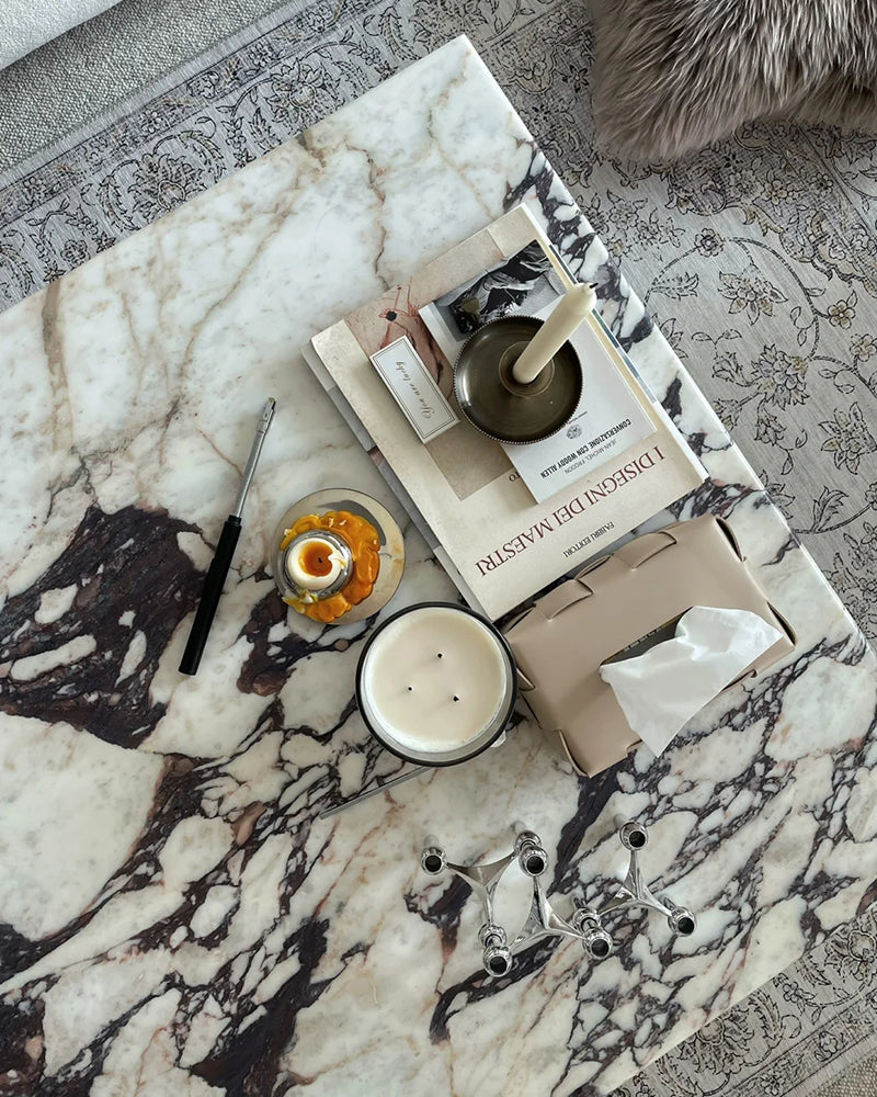 Natural Marble Square Coffee Table