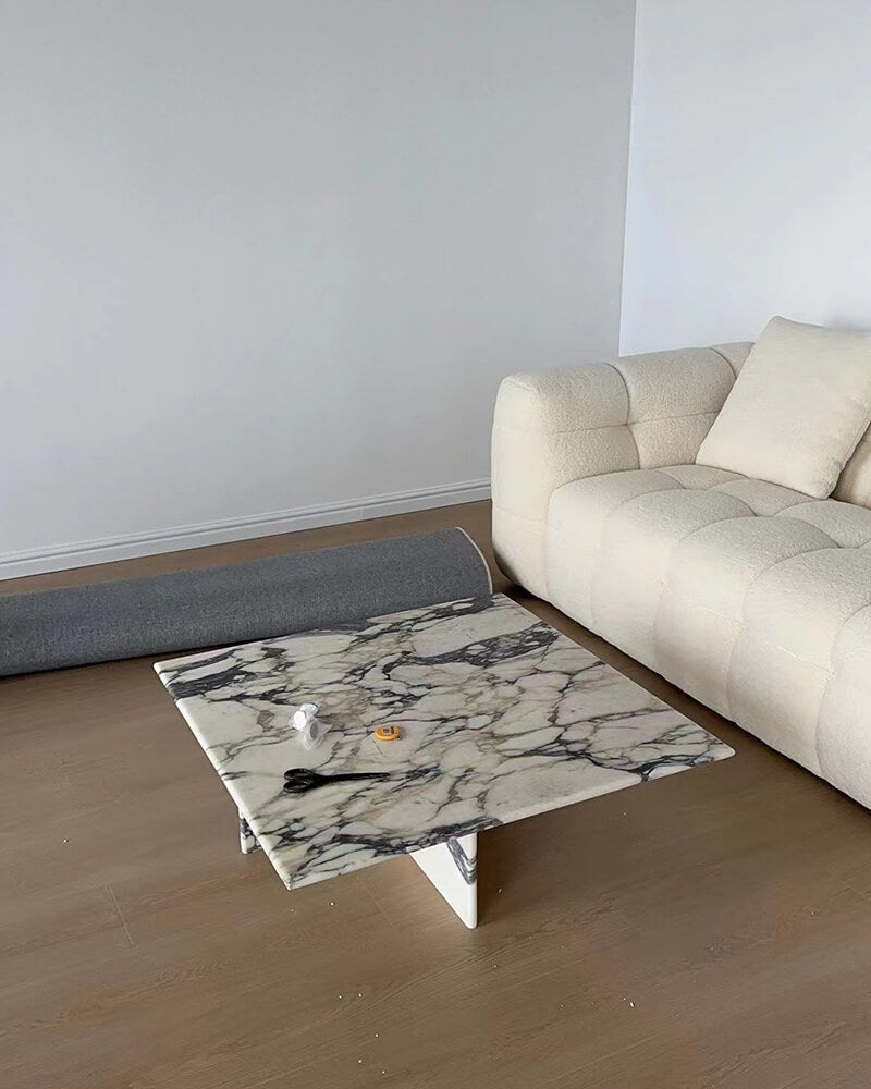 Natural Marble Square Coffee Table