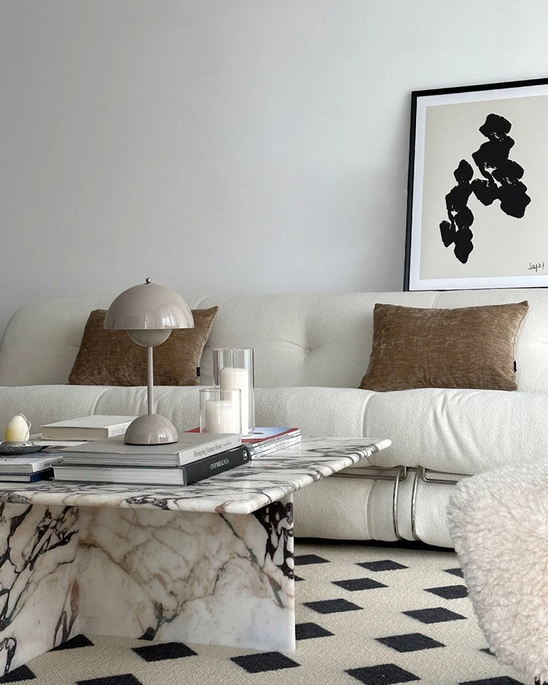 Natural Marble Square Coffee Table