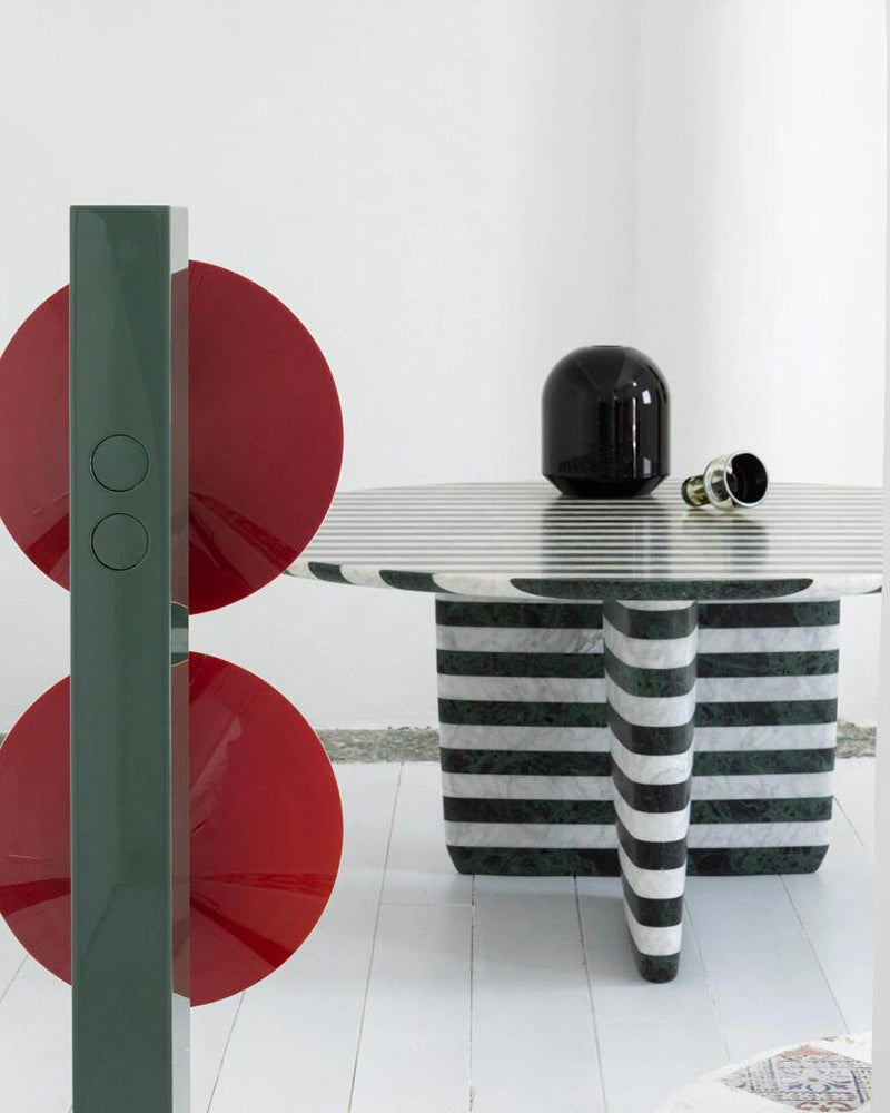 Natural Marble Striped Coffee Table
