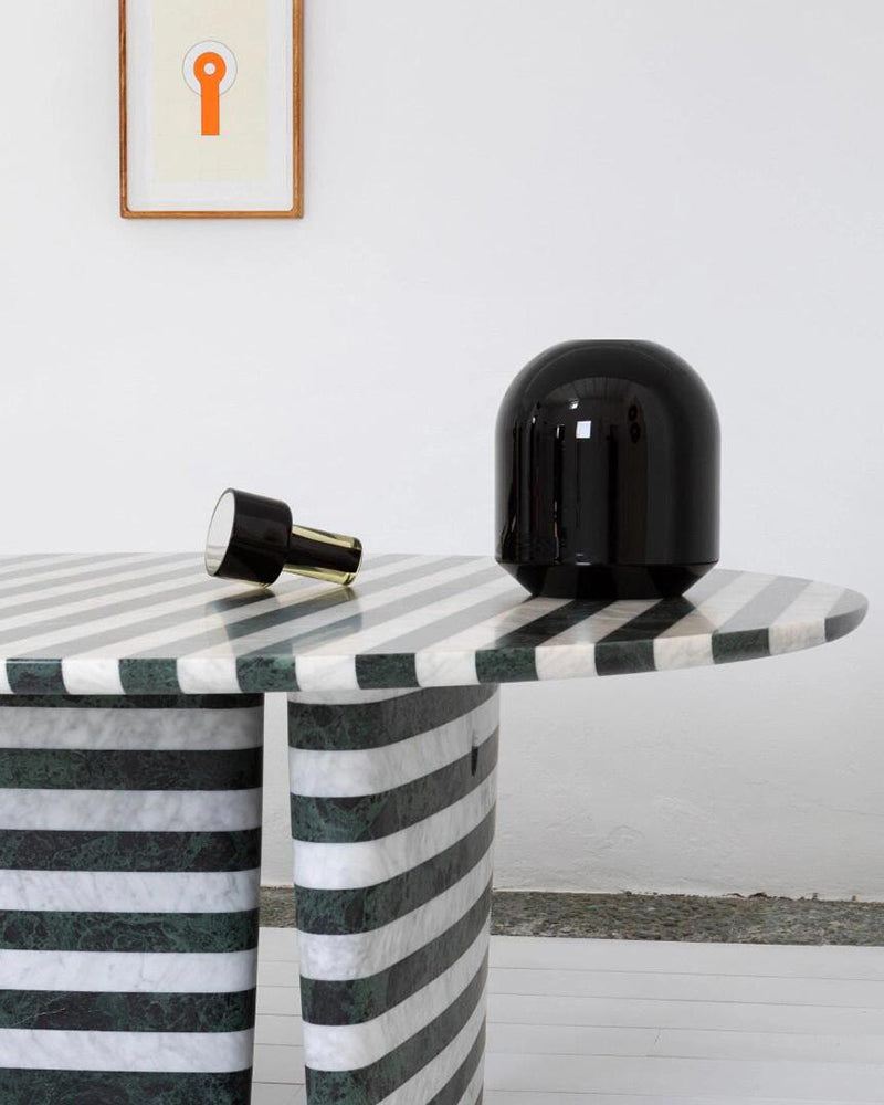 Natural Marble Striped Coffee Table