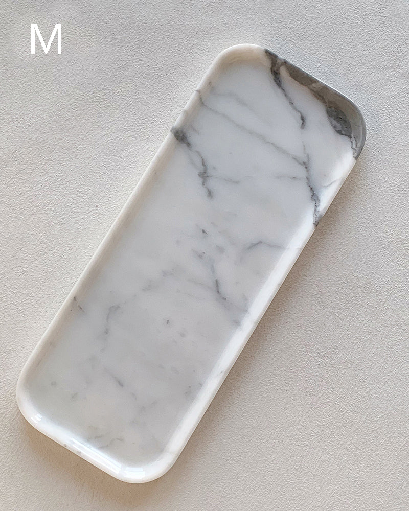 Natural Marble Polished Rectangle Tray