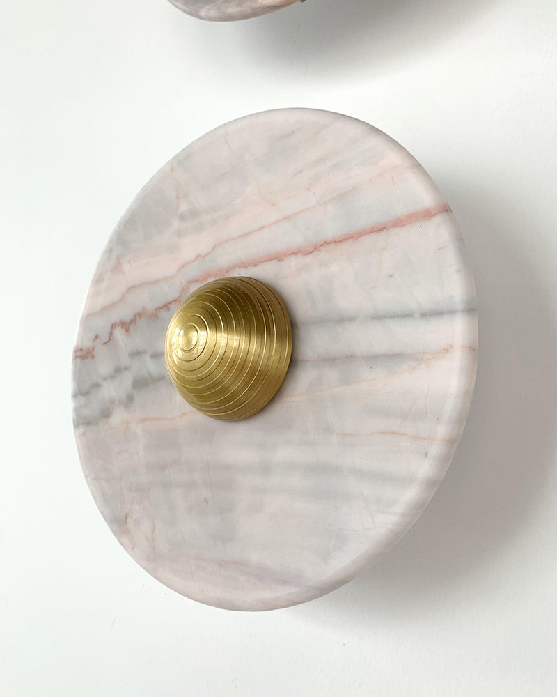 Aurora - Pink Marble Wall Lamp 2 Pcs