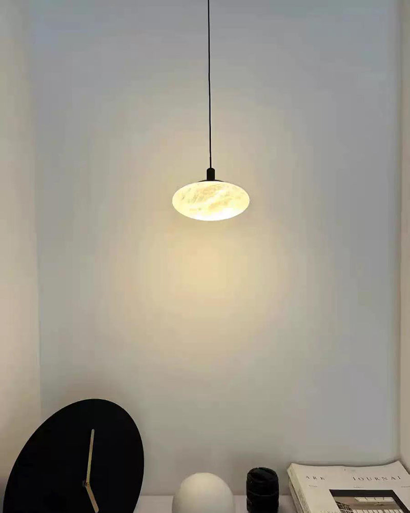 Spanish Alabaster Oval Chandelier
