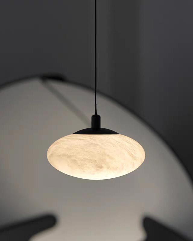 Spanish Alabaster Oval Chandelier