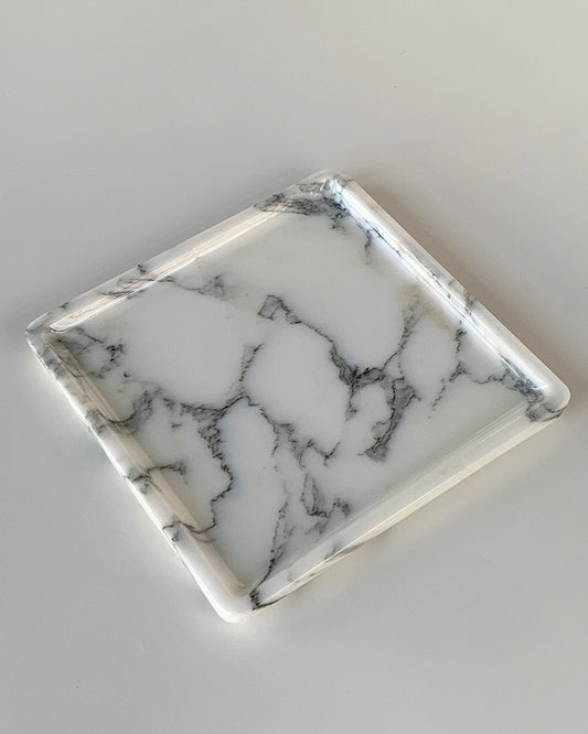 Natural Marble Polished Square Tray