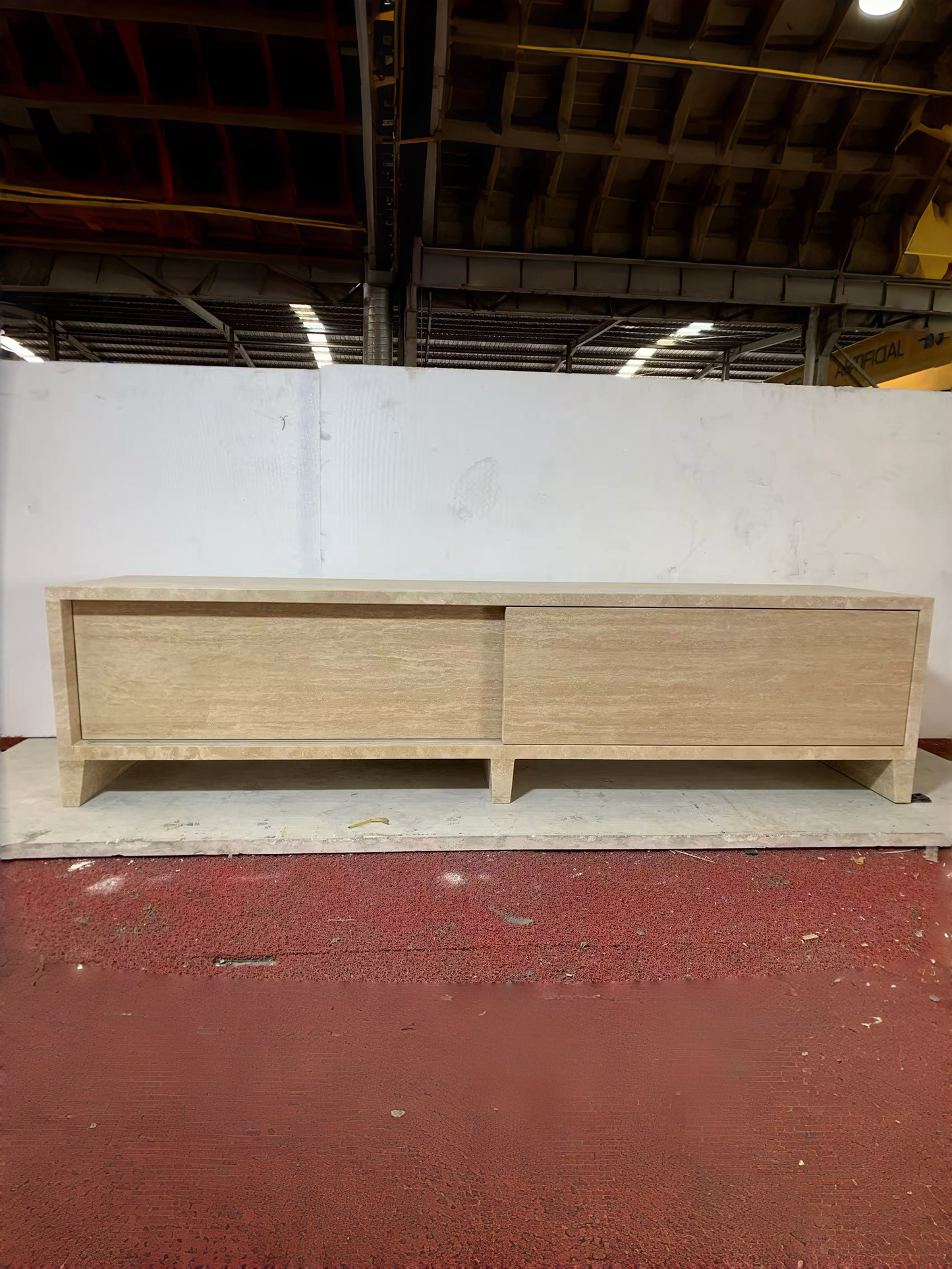 Travertine Media Console | Travertine Tv Stand | Marble Television Stand