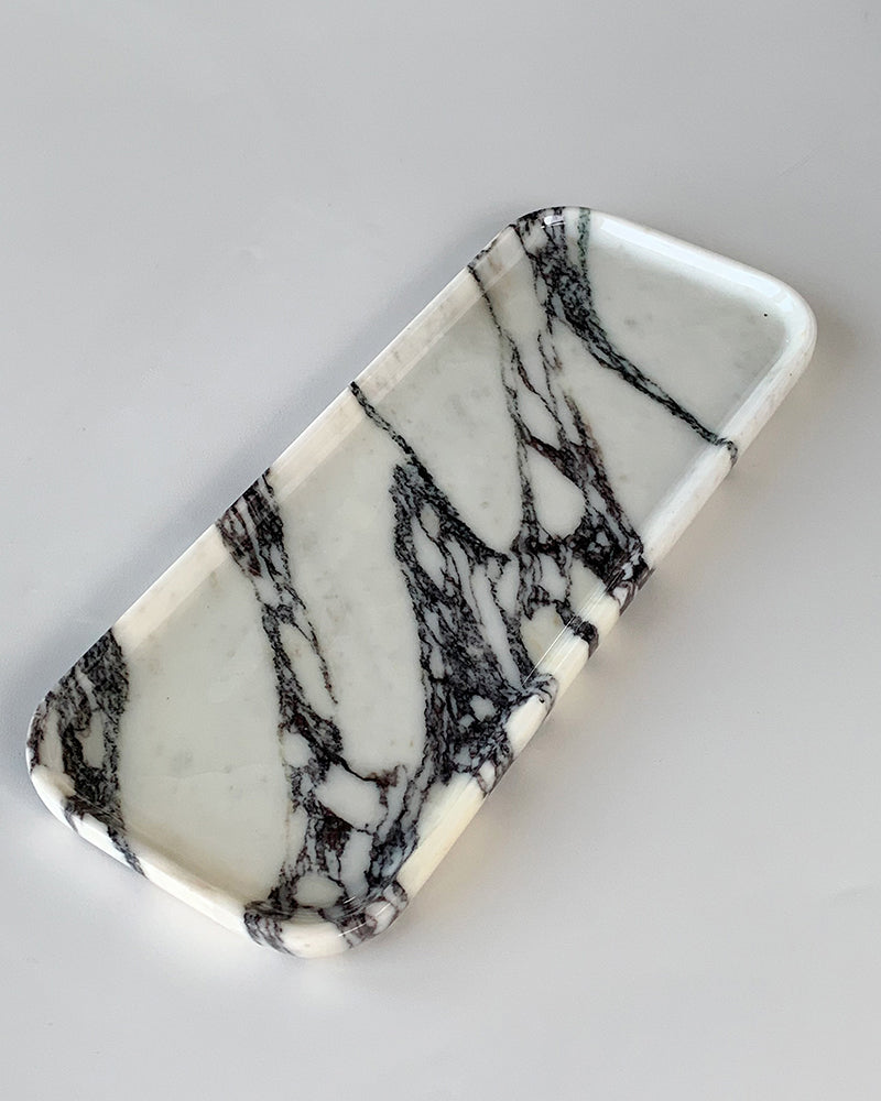 Natural Marble Calacatta Viola Rectangle Tray