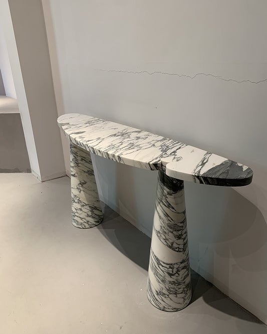 Arabescato Marble Eros Console Table