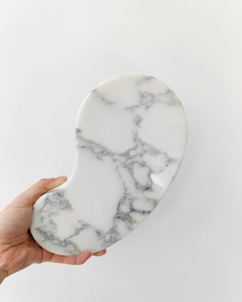 Natural Marble Cashew Tray