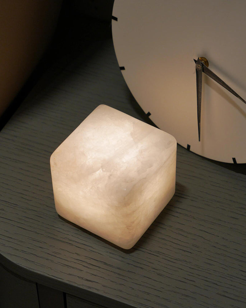 Athena - Natural Onyx Cube Night Light
