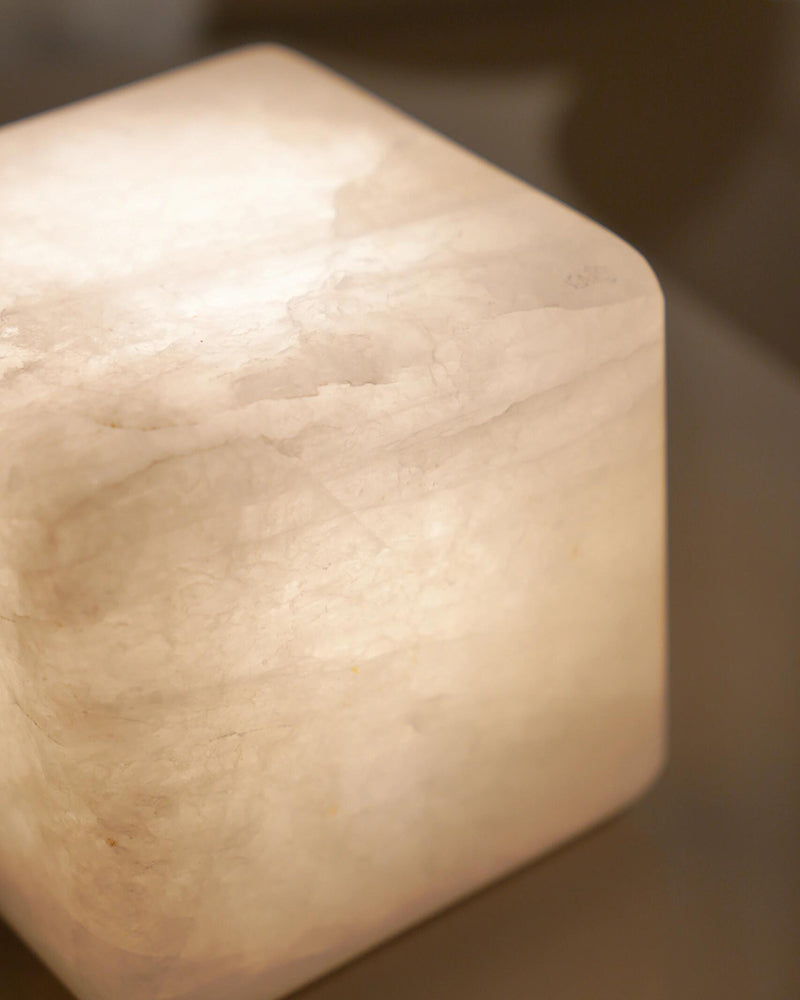 Athena - Natural Onyx Cube Night Light