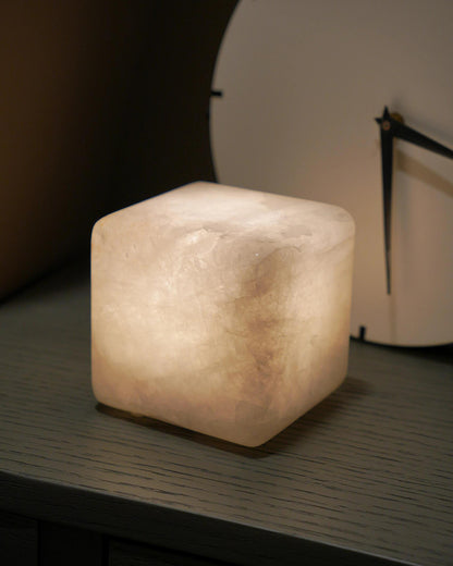 Athena - Natural Onyx Cube Night Light
