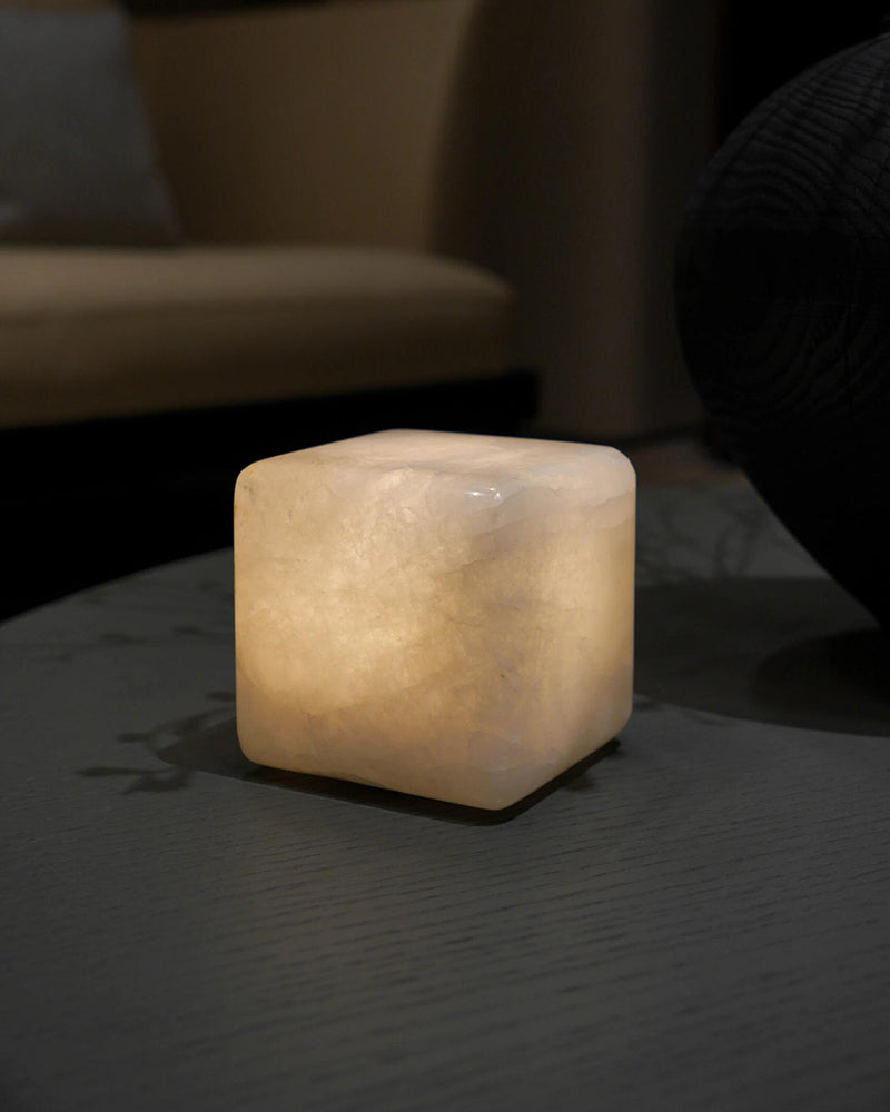 Athena - Natural Onyx Cube Night Light