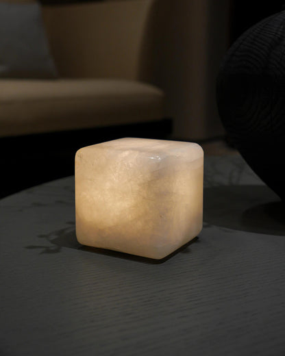Athena - Natural Onyx Cube Night Light