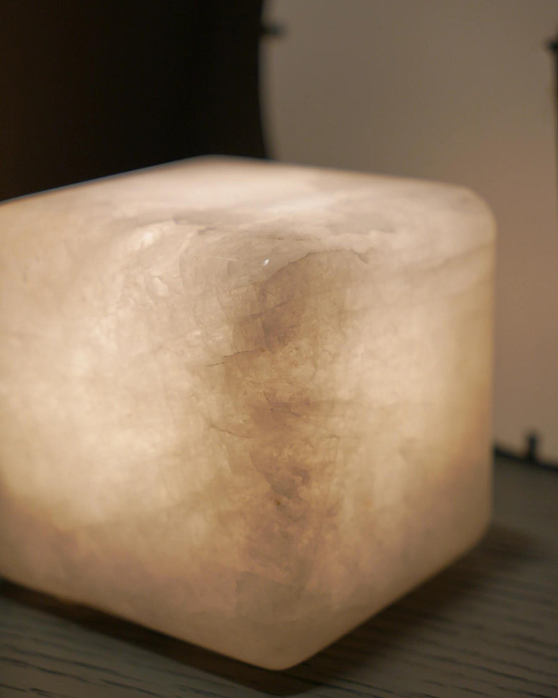 Athena - Natural Onyx Cube Night Light