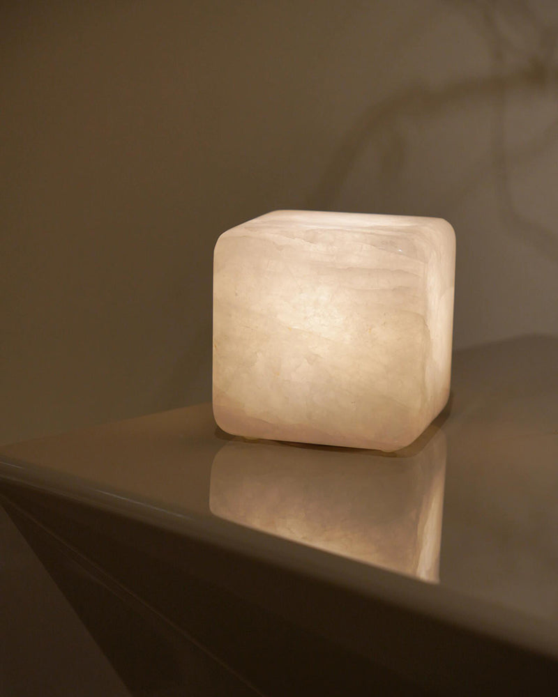 Athena - Natural Onyx Cube Night Light