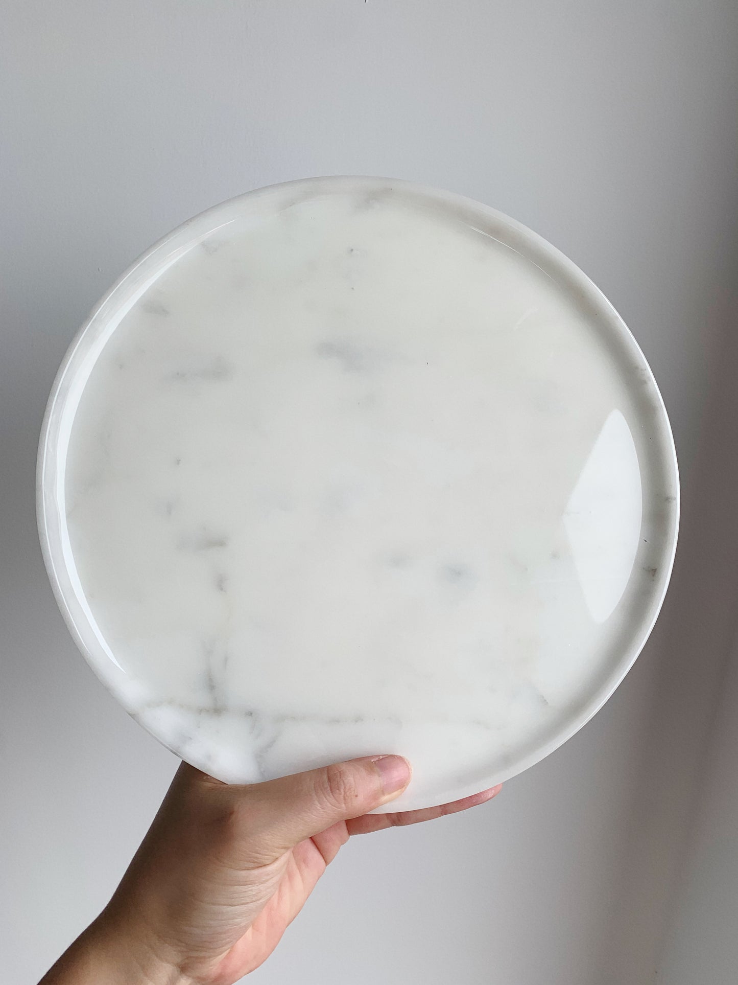 Bianco Statuario Venato Polish Round Tray