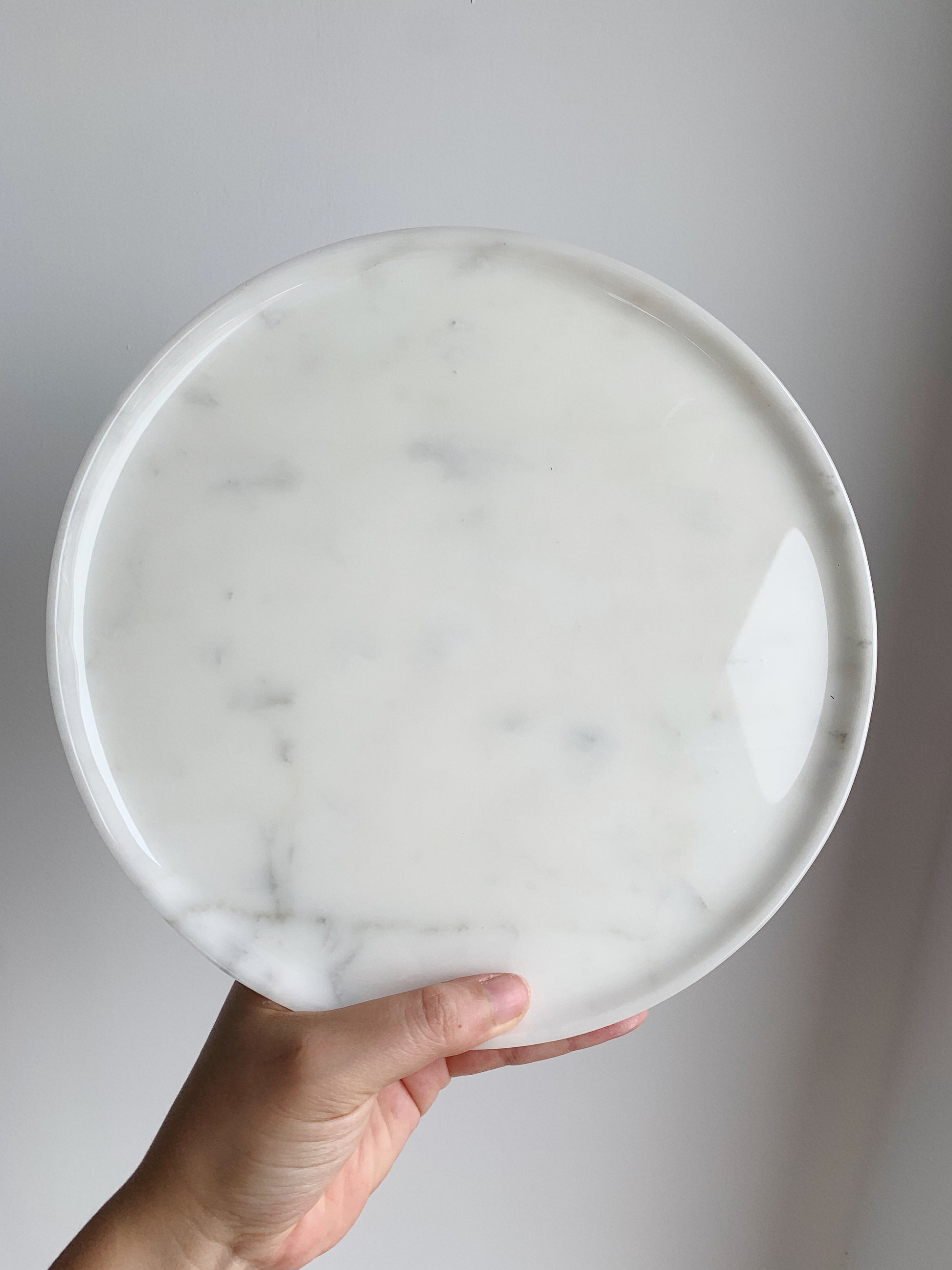 Bianco Statuario Venato Polish Round Tray