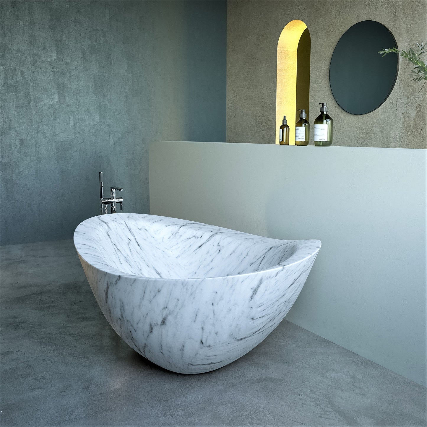 Marble Bathtub | Luxury Modern Bathtub | Alcove Bathtubs