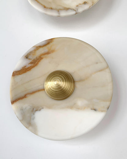 Calacatta Gold Marble Wall Lamp 2 Pcs