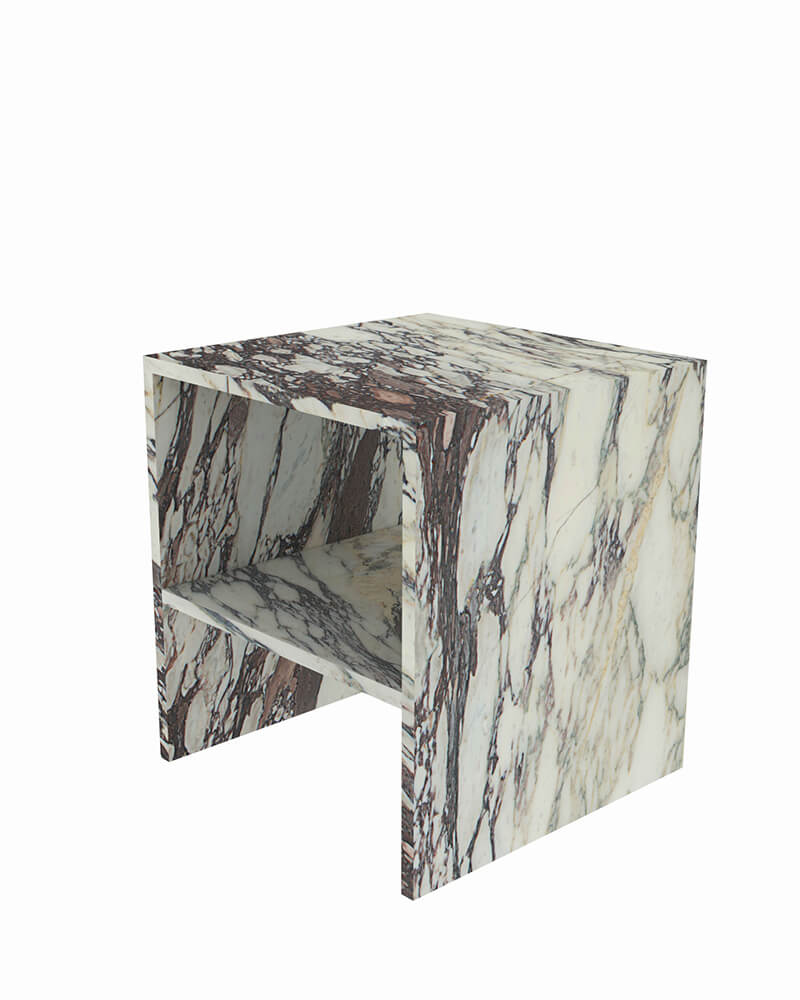 Natural Marble Side Table