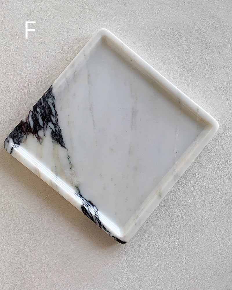 Calacatta Viola Polished Square Tray