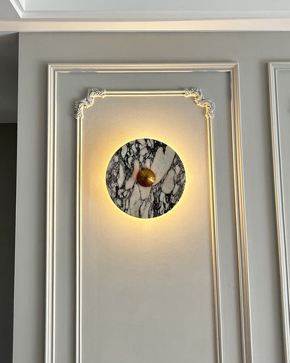 Calacatta Viola Marble Wall Lamp