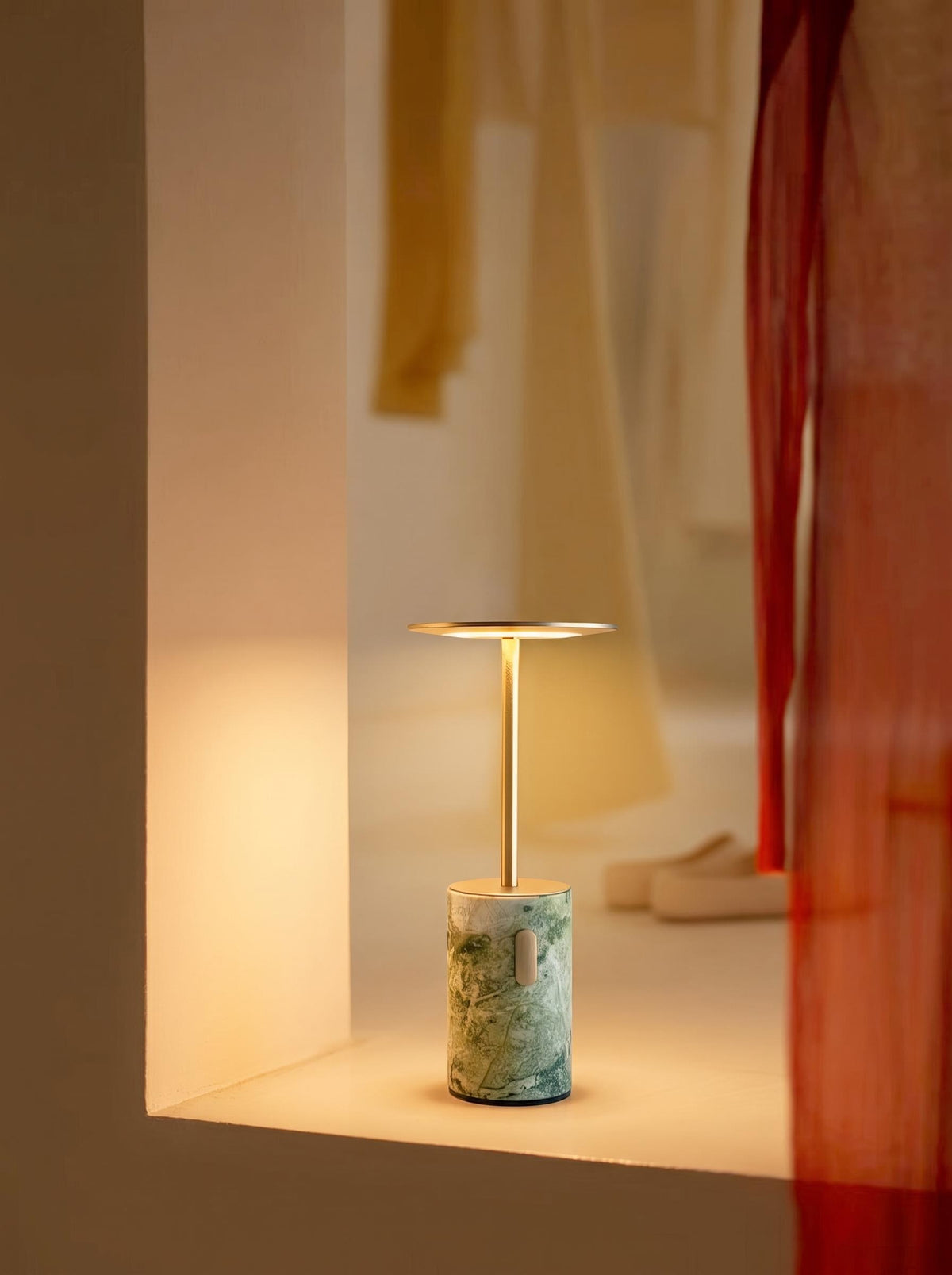 Natural Marble Creative Bedside Lamp
