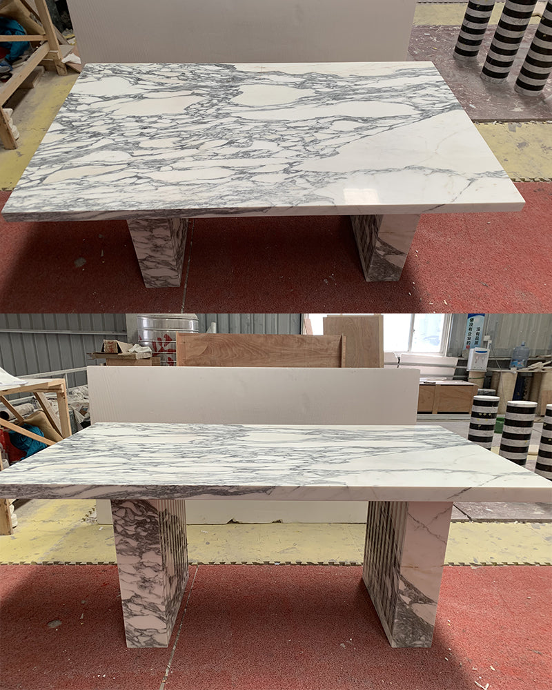Arabescato Rectangle Dining Table