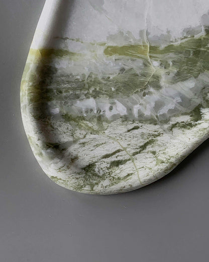 Green Forest Marble  Irregular Tray