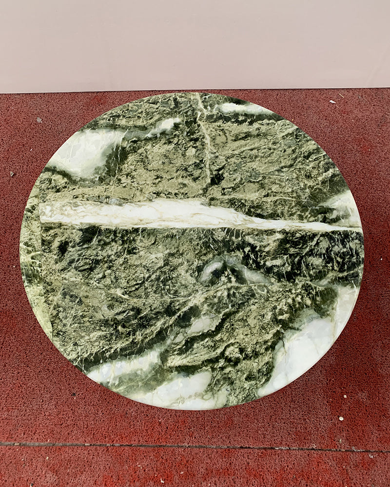 Natural Green Forest Marble Petal Base Coffee Table