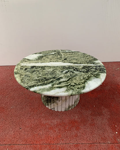 Natural Green Forest Marble Petal Base Coffee Table